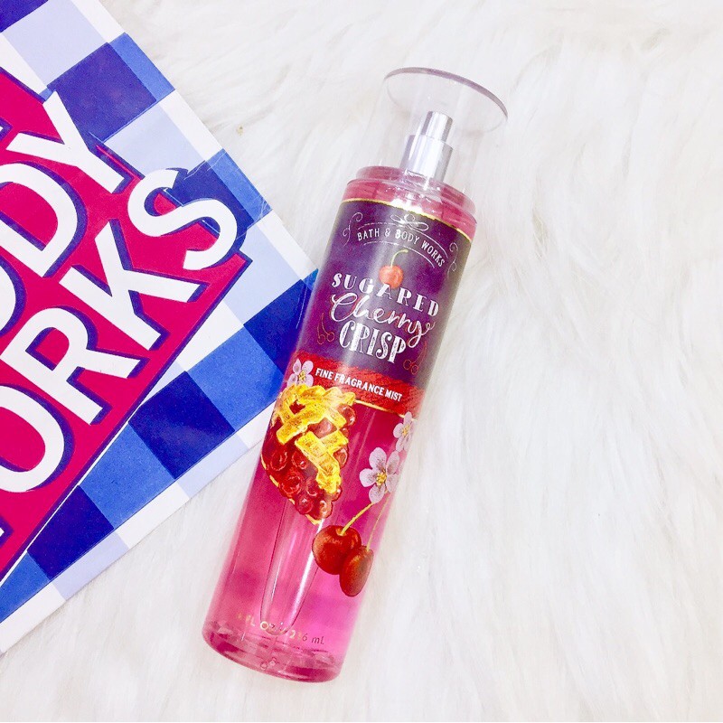 Xịt thơm toàn thân nước hoa Bath and Body Works - Sugared Cherry Crisp ( 236mL )