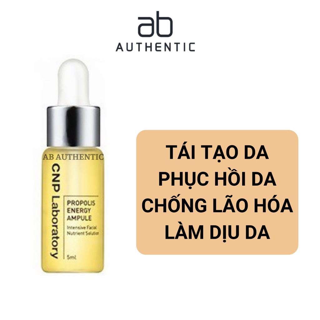 Tinh chất keo ong tái sinh, trẻ hóa da CNP Laboratory Propolis Energy Ampule 5ml- AB Authentic