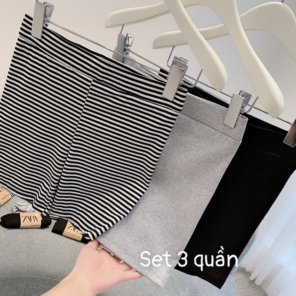 1 quần-quần legging ngắn cuộn dễ mặc thoải mái na
