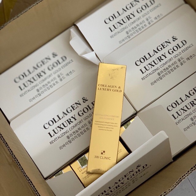 Tinh Chất Tái Tạo Dưỡng Trắng Da 3w Clinic Collagen Luxury Gold 150ml - Rẻ Vô Địch
