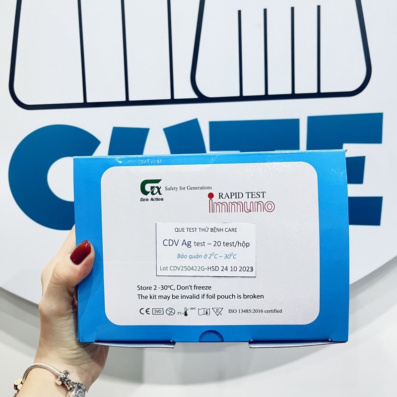 Bộ que test PRAVO và CARE cho chó/ que thử bệnh tại nhà