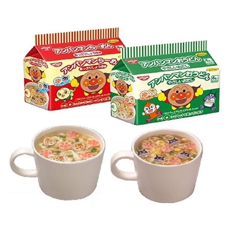 Mì gói chú hề Nissin Anpaman Nhật cho bé ăn dặm 90gr