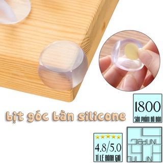 Miếng bịt góc bàn an toàn cho trẻ nhỏ bằng silicon dáng tròn