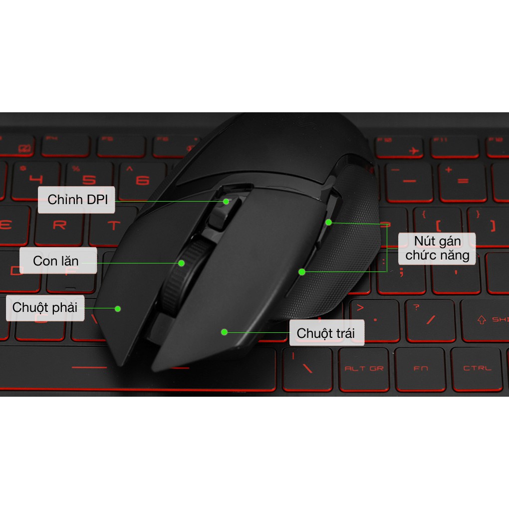 Chuột chuyên game không dây Razer Basilisk X HyperSpeed