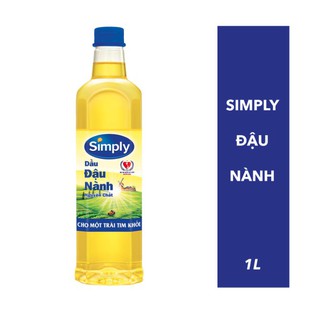 Đậu nành nguyên chất Simply chai 1L