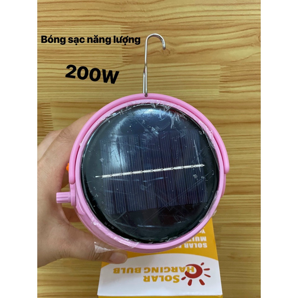 [ HCM ] Bóng Led Sạc Năng Lượng Mặt Trời Đa Năng 200W