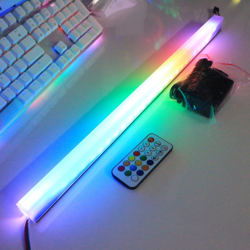 THANH LED RGB ĐIỀU KHIỂN DÀI 50CM CÓ THỂ NỐI DÀI TÙY THÍCH LED SIÊU ĐẸP