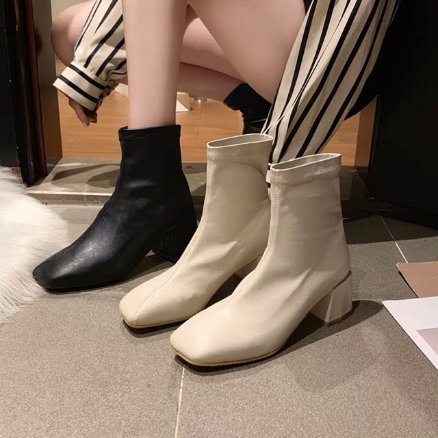 [ CÓ SẴN ] Boot da mũi vuông hàng Quảng Châu fullbox ( ảnh thật ở cuối ) | BigBuy360 - bigbuy360.vn