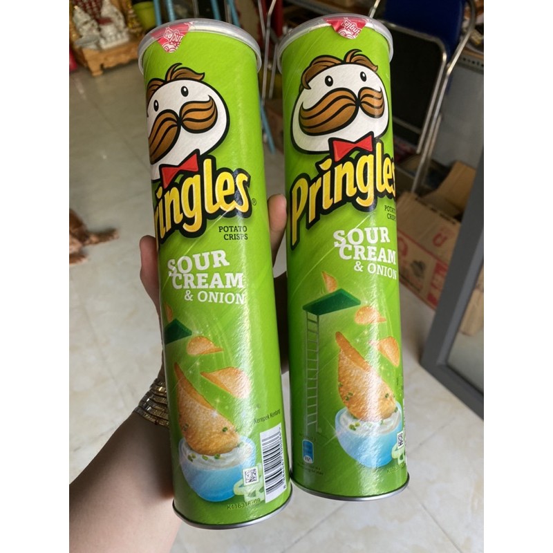 🍟🍕LON 110gr Snack khoai tây Pringles!!!
