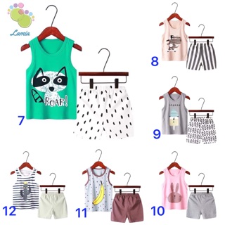[BẢNG 2 -CHỌN MẪU] BỘ BA LỖ XUẤT HÀN COTTON 100% CHO BÉ TRAI - BÉ GÁI