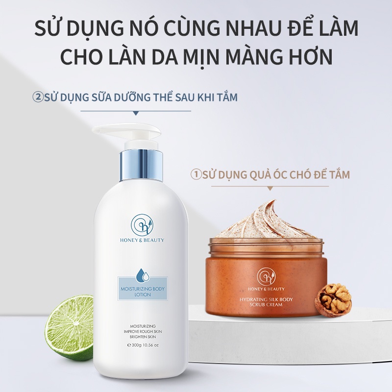 Lotion Honey&Beauty Acid 300g Dưỡng Ẩm Cho Cơ Thể