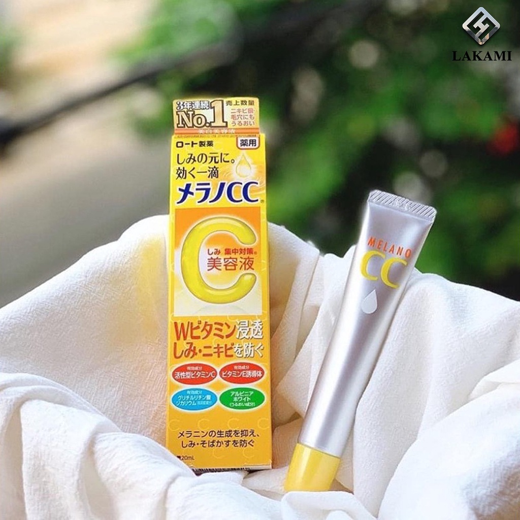 Serum Trắng Da CC Melano 20ml Nhật Bản Tinh Chất Dưỡng Da Vitamin C Melano CC Rohto ( lakami.beauty )