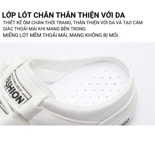 Giày sục nữ giày lười nữ [thiết kế lưới thoáng mát] giày sneakers nữ hè 2021 | BigBuy360 - bigbuy360.vn