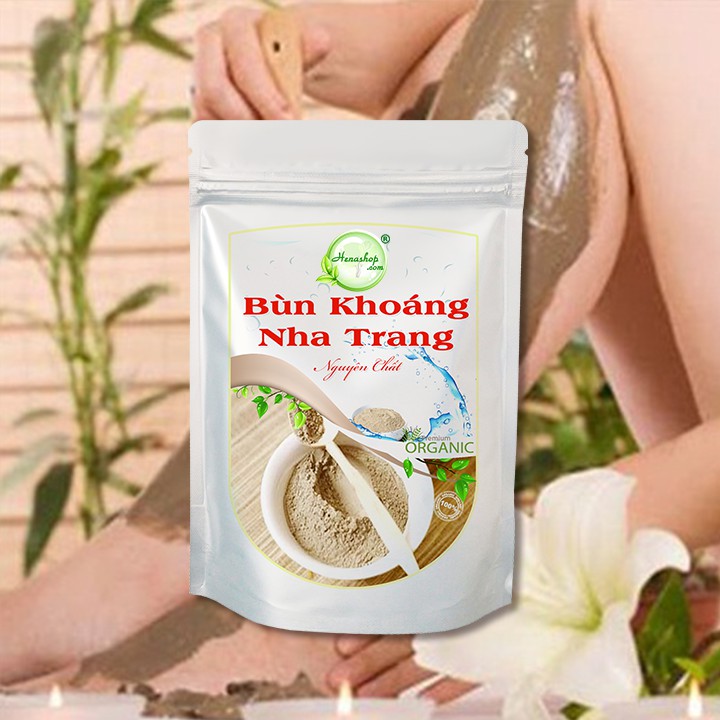Bùn Khoáng Nha Trang Henashop Cung cấp khoáng chất Làm sạch da Giảm nhờn Căng mịn
