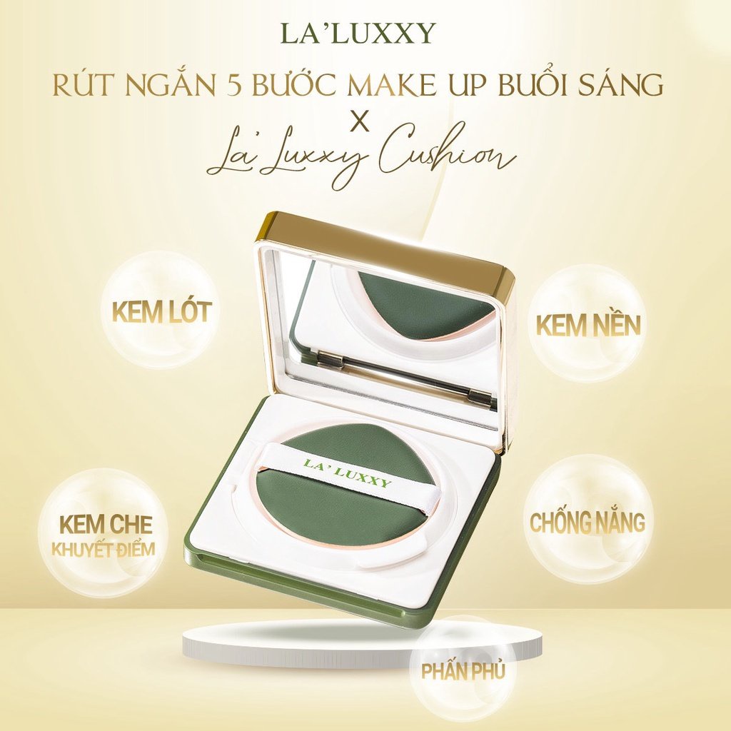 Phấn La'luxxy Cushion Dr.lacir Bền màu và không gây bí , lâu trôi ,giúp da căng bóng SimShop102