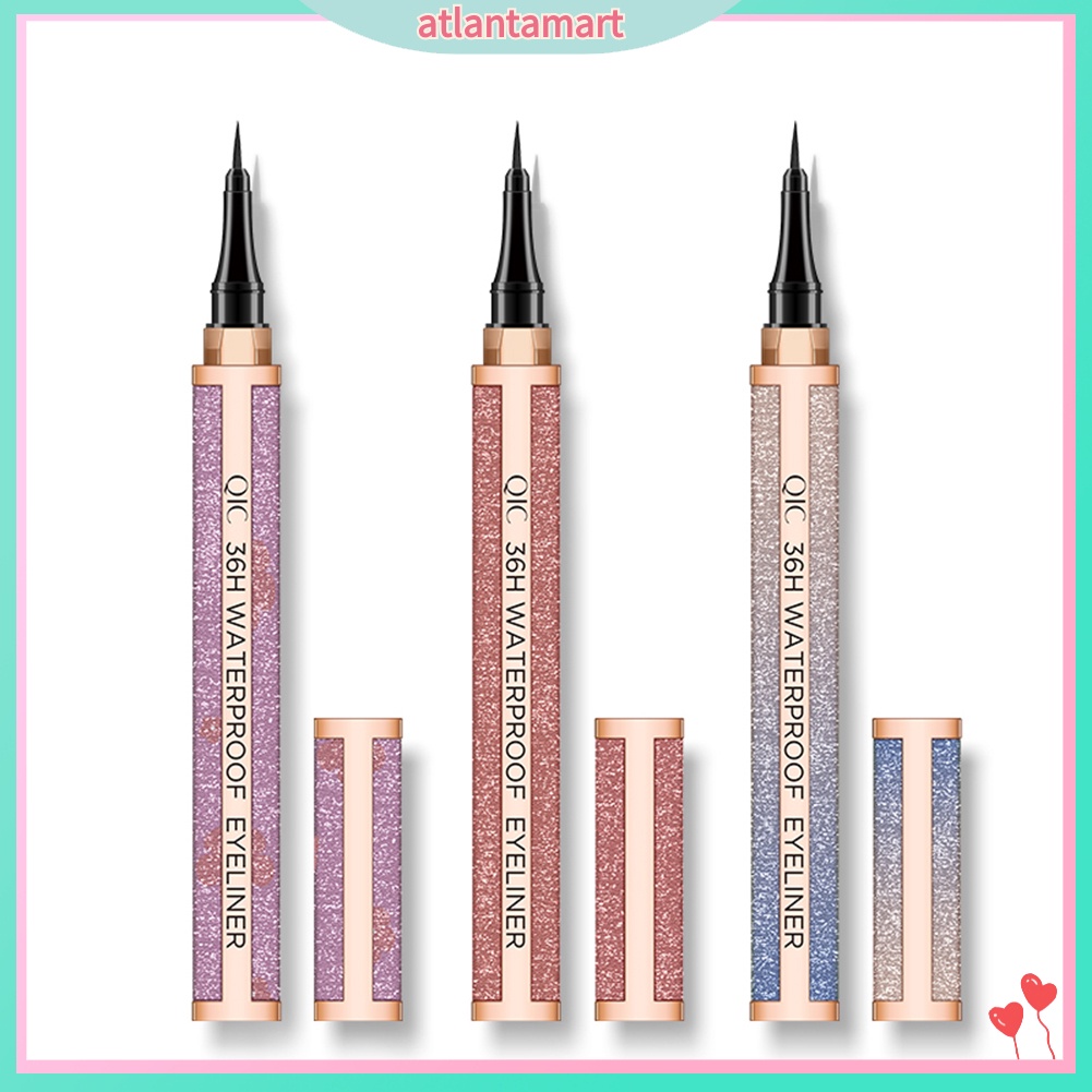 (Hàng Mới Về) Bút Kẻ Mắt Qic Dạng Lỏng Chống Thấm Nước Nhanh Khô Không Nhòe