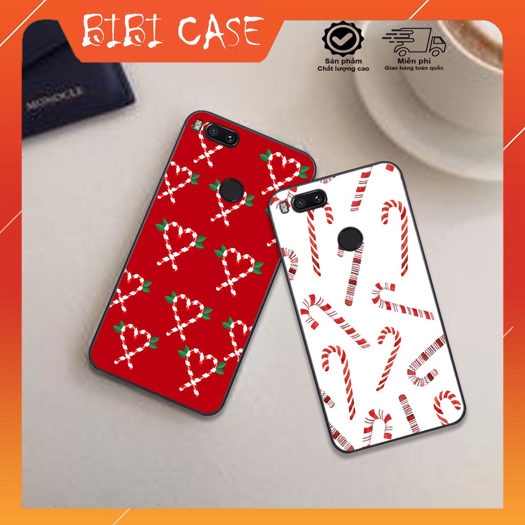Ốp lưng Xiaomi MIA1 / MIA2 bộ hình kẹo gậy, bánh quy NOEL cực cute, dễ thương