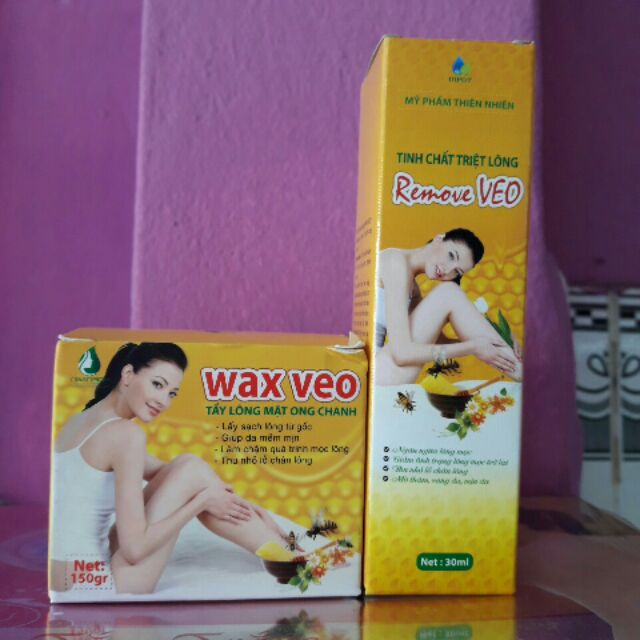 Combo Wax Veo và triệt lông Removeo