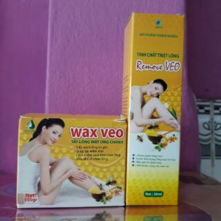 Combo Wax Veo và triệt lông Removeo