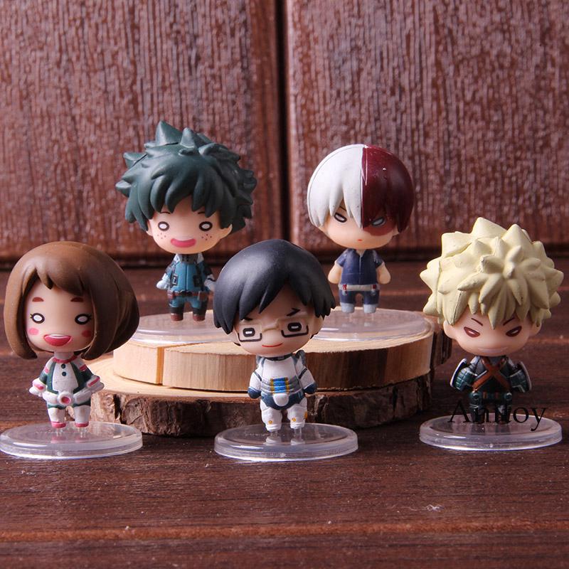 Set 5 đồ chơi mô hình nhân vật midoriya izuku bakugou katsuki