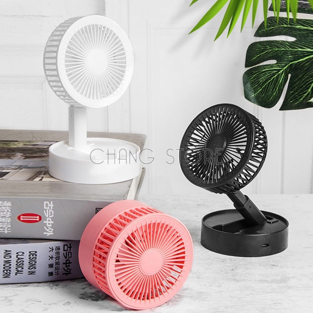 Quạt Tích Điện Mini Để Sạc USB Fan A9, Quạt Mini Để Bàn Gấp Gọn Tiện Lợi