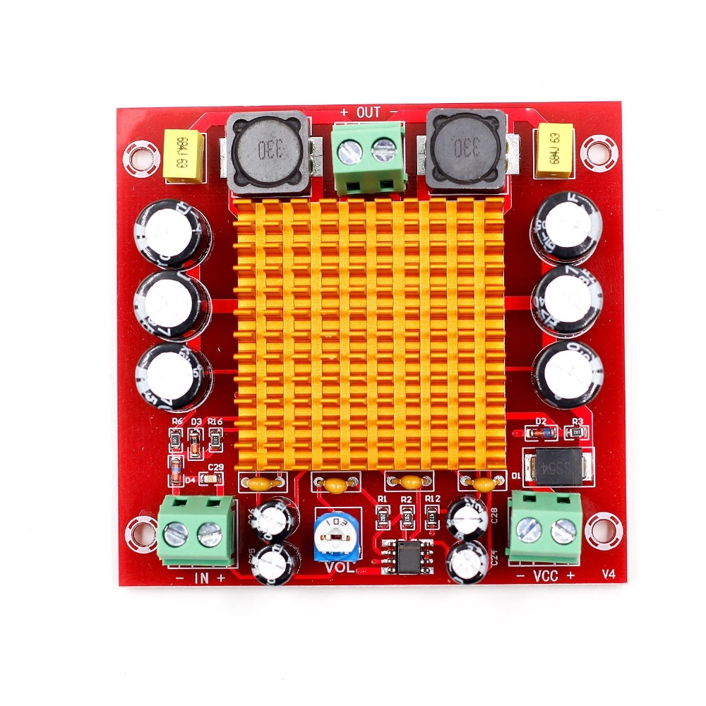 Bảng Mạch Khuếch Đại Âm Thanh Kỹ Thuật Số Kênh Đơn Xh-m544 DC 12V 24V 150W tpa3116da TPA3116 D2