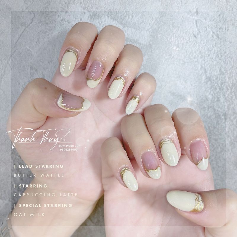 Sơn gel trắng sữa và trắng đục