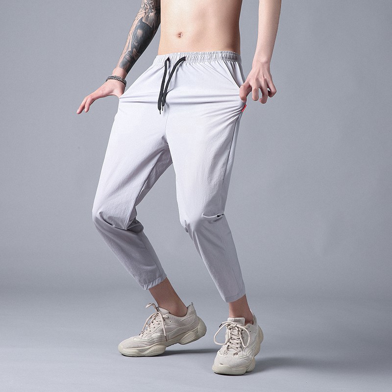 Quần dài chất liệu co giãn phong cách Hàn Quốc thời trang cho nam | BigBuy360 - bigbuy360.vn