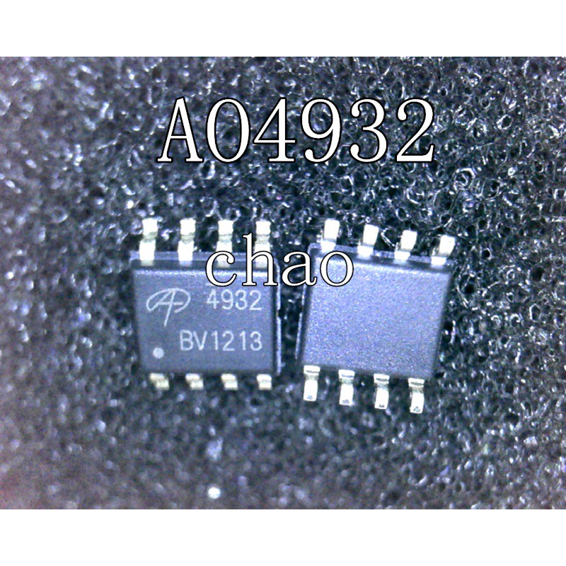 AO4932 4932 Mofet kép trên bo mạch gồm 2 con nghịch 30V - 9A ( Gói 10 con)