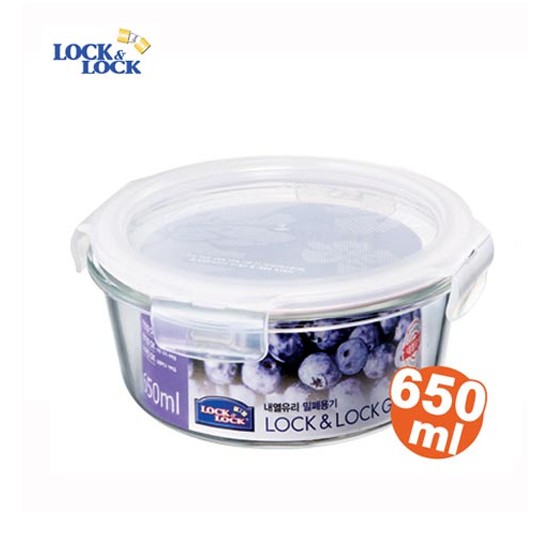 Hũ thủy tinh chịu nhiệt Lock&Lock Glass Euro 650ml - LLG831
