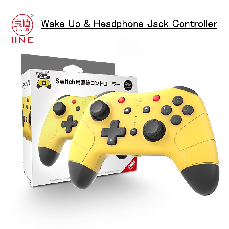 Tay cầm chơi game IINE NFC Pro Bluetooth không dây hỗ trợ amiibo cho Nintendo Switch/Lite