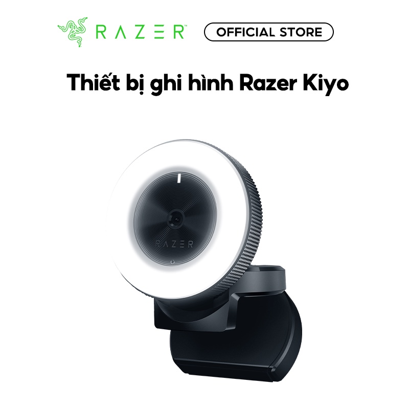 Thiết bị ghi hình Razer Kiyo Pro | Livestream cho Streamer| Độ phân giải cao | Tích hợp cảm biến