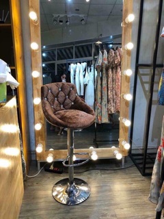 Ghế quầy bar-ghế makeup đa năng(cao 59-80)