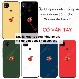 Ốp lưng ép kính giả iphone xiaomi redmi 9c/ redmi 9c nfc/ redmi poco c3