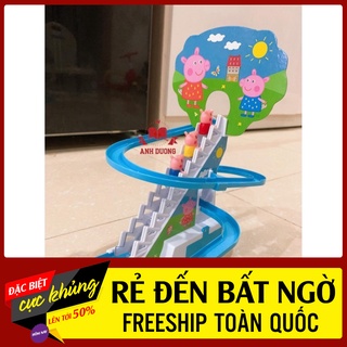 Bộ Đồ Chơi Heo Peppa Leo Cầu Thang Có Nhạc cho bé