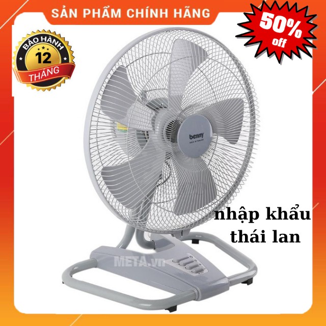 [ HÀNG CHÍNH HÃNG ] Quạt Sàn Chân quỳ Benny BF181F - THÁI LAN -120W -Sải Cánh 45cm -Quạt Chắc ,Khỏe, Bảo Hành 12 Tháng