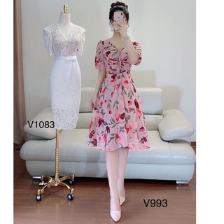 ĐẦM VOAN HOA RÚT DÂY THỜI TRANG MEDUSA VH1