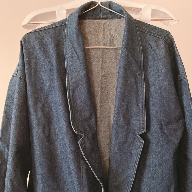 Áo khoát Demin dáng dài