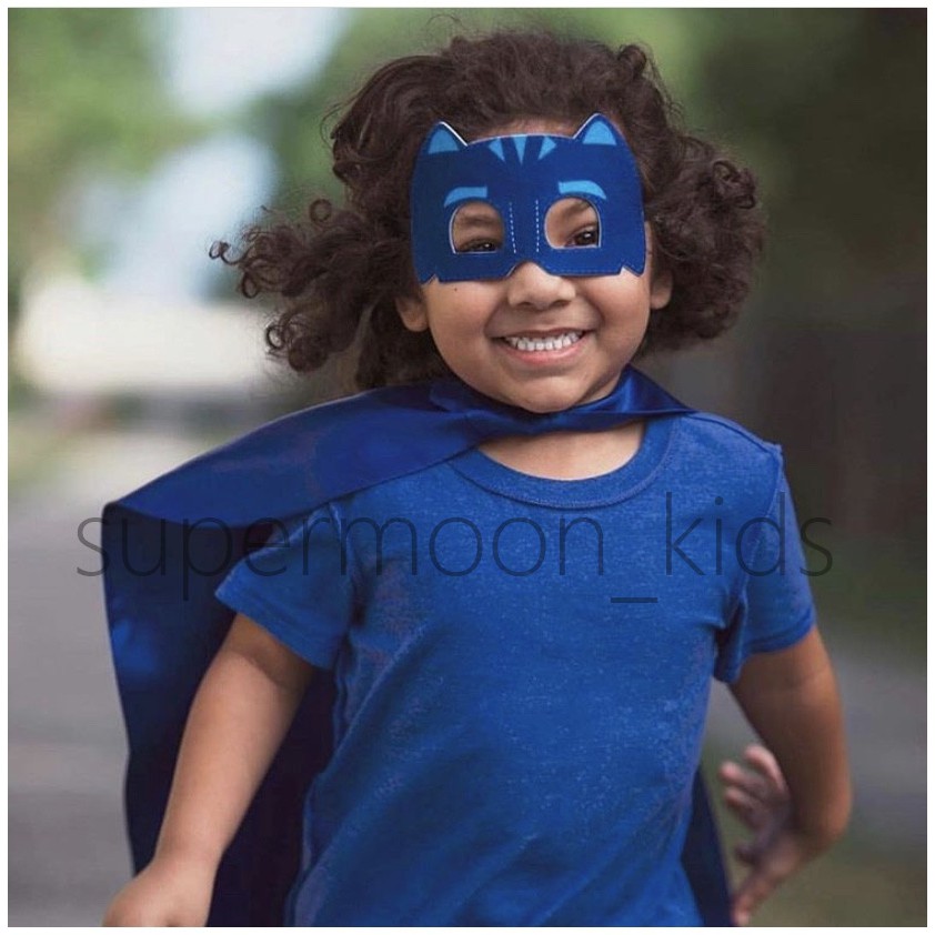 Pj Masks Áo Choàng Hóa Trang Halloween Cho Bé Trai Và Bé Gái