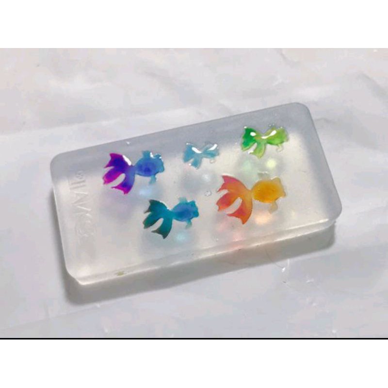 [keycap resin] Khuôn cá vàng, cá koi mini dùng trong Resin, nail...