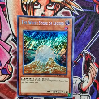 Thẻ bài Yugioh chính hãng | The White Stone of Legend | LCKC Secret rare.