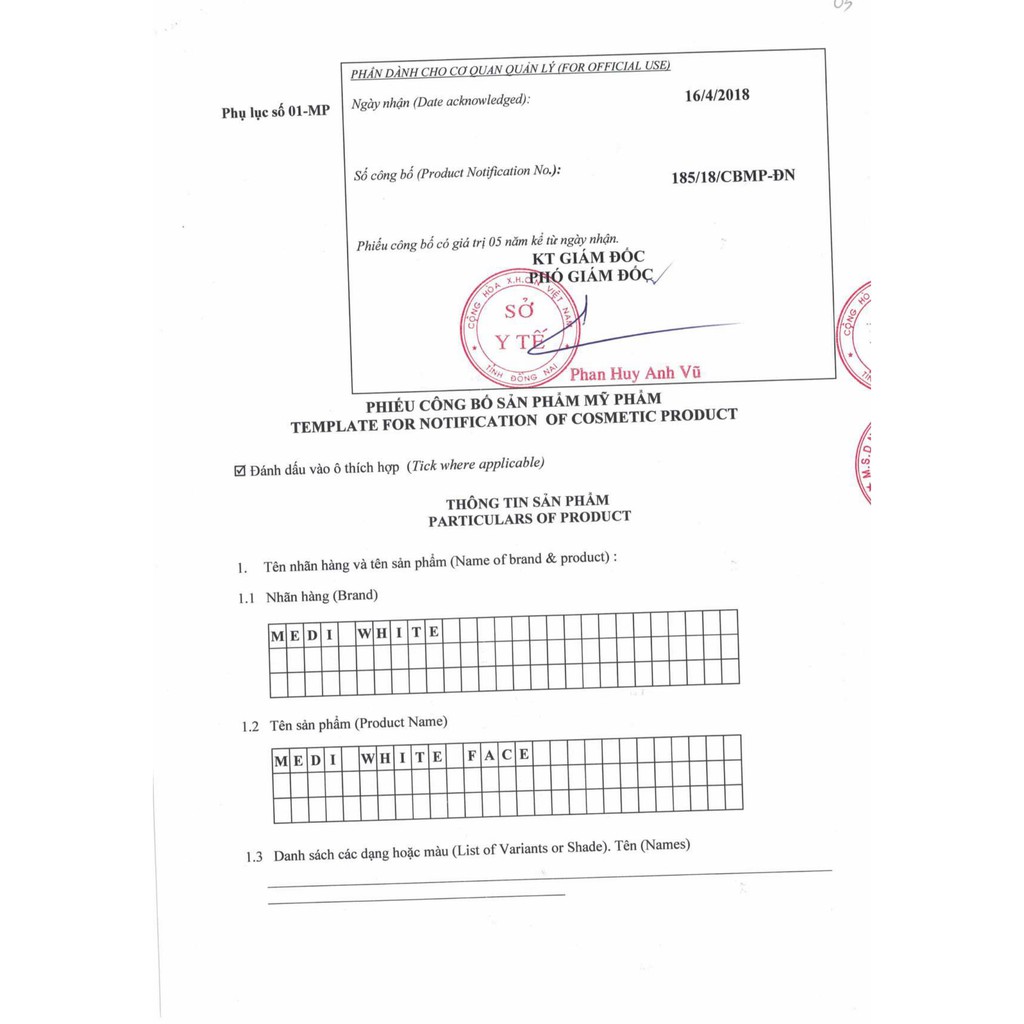 Medi White Face - Kem trắng da mặt | BigBuy360 - bigbuy360.vn