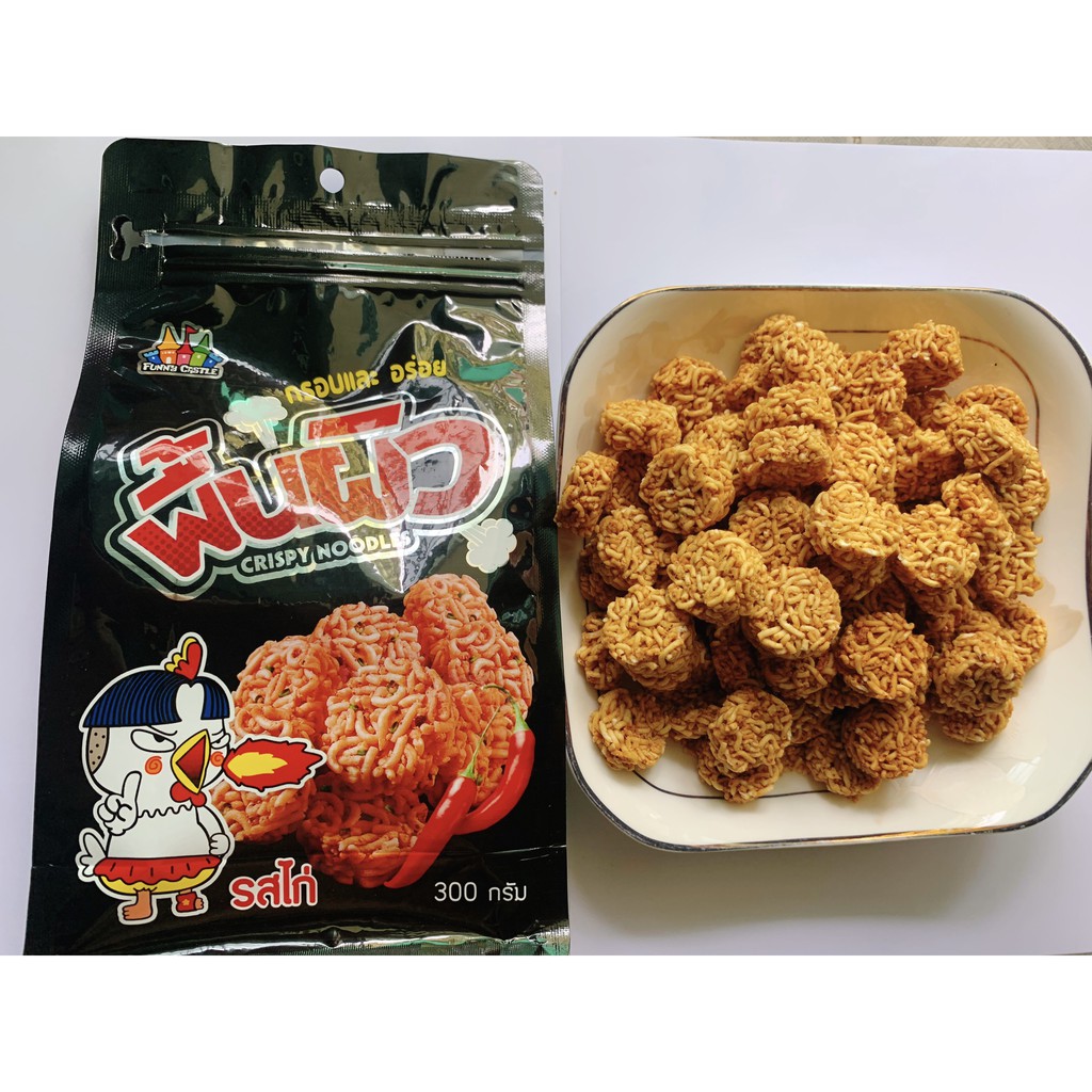 Mì tôm gà viên cay ăn liên bịch lớn 300g Thái Lan