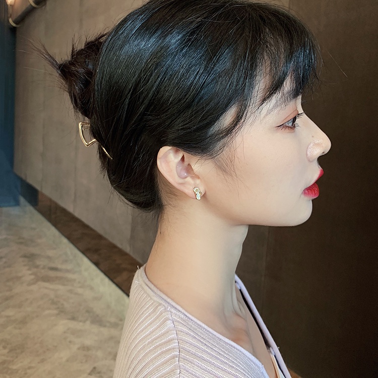 Bông tai bạc 925 hình chiếc giày đính đá thiết kế xinh xắn cho nữ