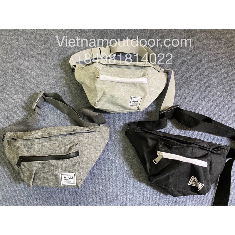 Túi đeo chéo bao tử nam Herschel HÀNG AUTH chống thấm nước cực tốt - kiểu dáng thời trang nam nữ