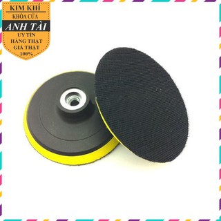Đế nhám tự dính đánh gỗ, Nhám tròn phi 100 trà mịn gỗ đủ số