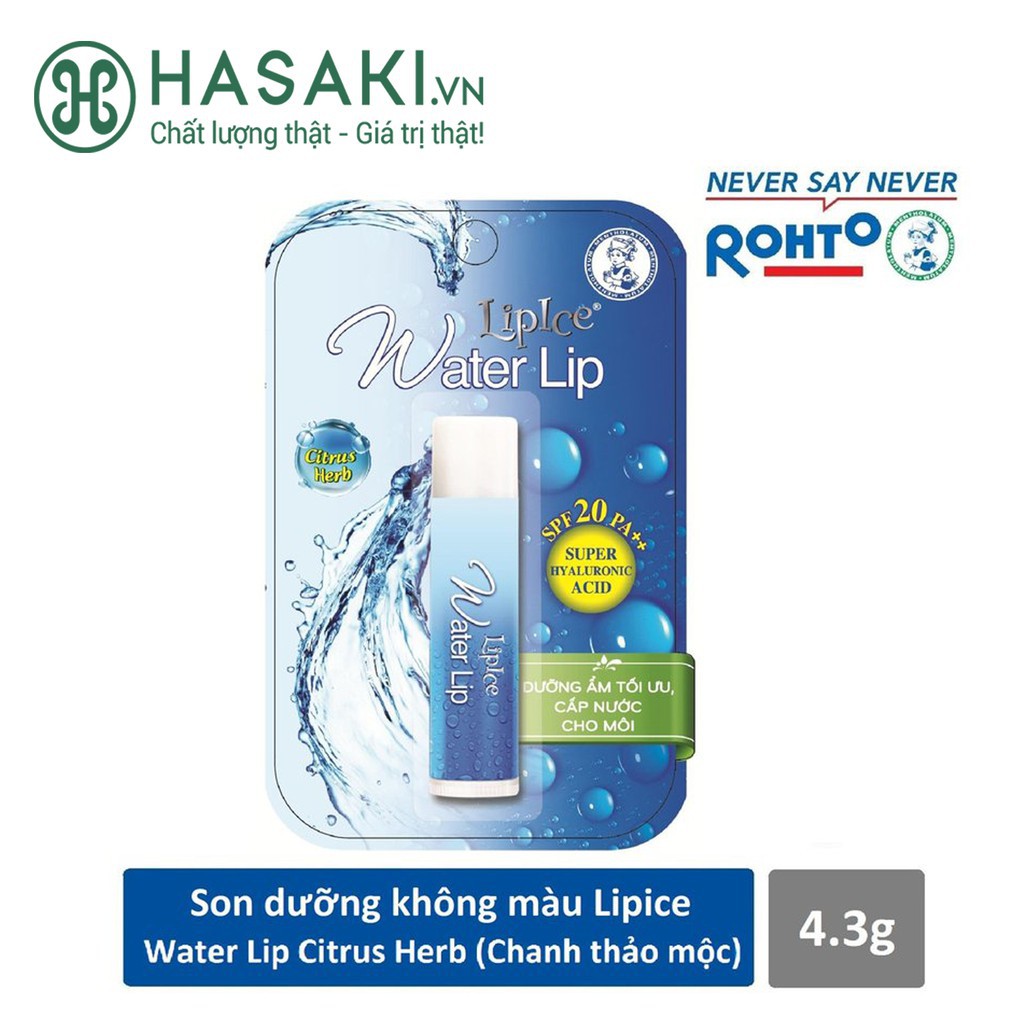 [HÓT SALE] Son Dưỡng Môi LipIce Water Lip SPF20 PA++ 4.3g