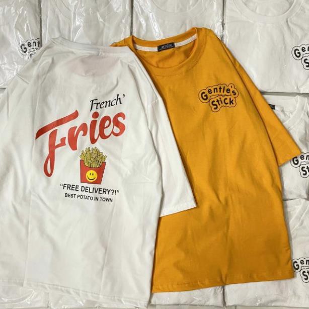 [R04][HÌNH THẬT] Áo thun nữ nam unisex căp đôi áo phông nữ tay lỡ GENTLE'S STICK xinh xinh hàng rất đẹp-BT046