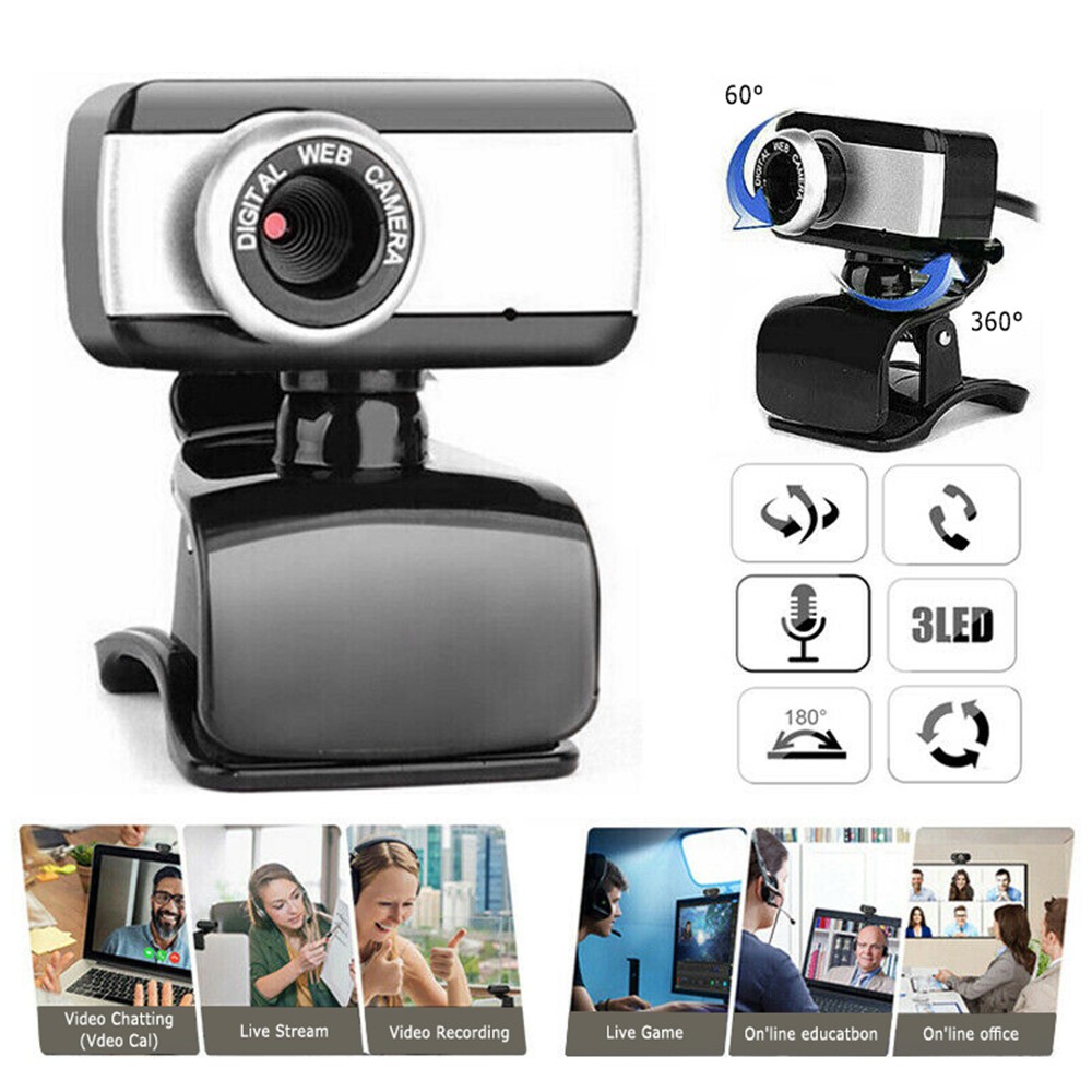 Webcam Usb 2.0 Kèm Mic Cho Máy Tính / Laptop / Mac | BigBuy360 - bigbuy360.vn
