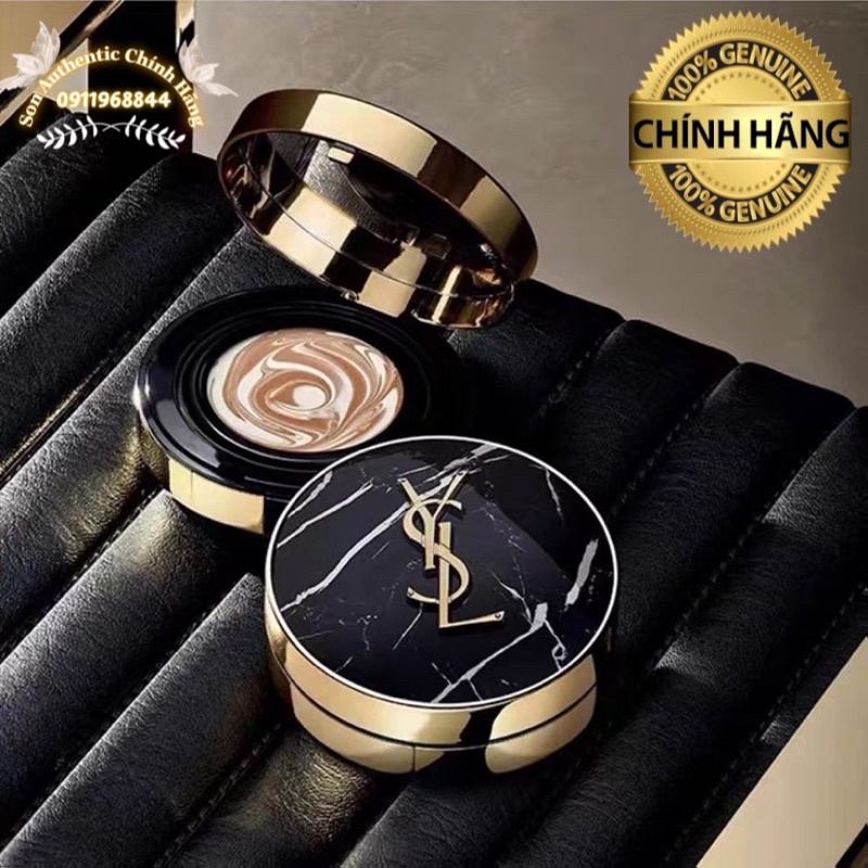 (Fullbox) Phấn Tươi Ysl Cushion Foundation Limited /Phấn Nén Ysl Chính Hãng Hộp đá, phấn mịn da kiềm dầu